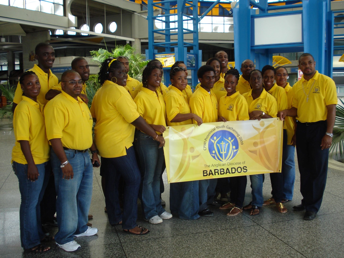 Angican Youths on way to Jamaica